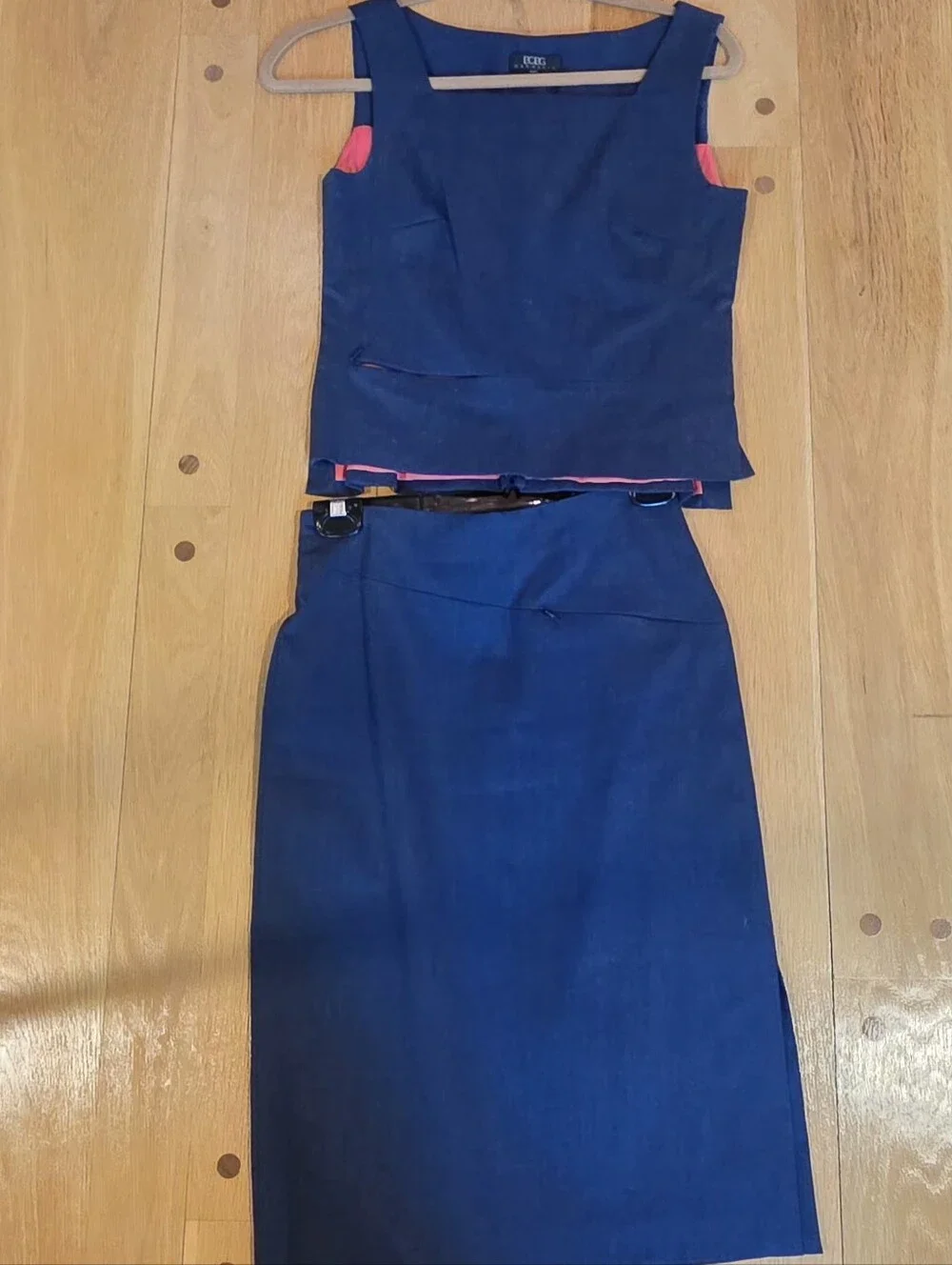 BCBG matching tailored set • elevated modern minimalist coordinated outfit